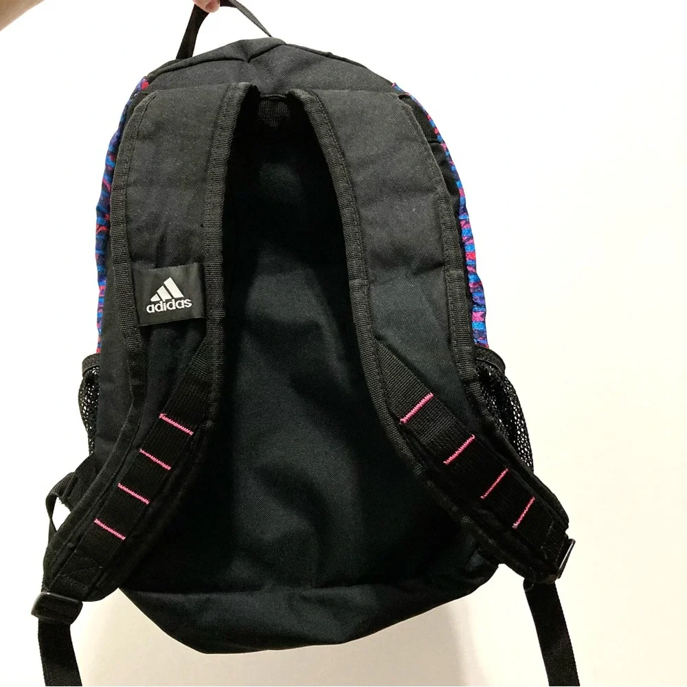 Adidas Deluxe Black/Blue/Hot Pink Backpack